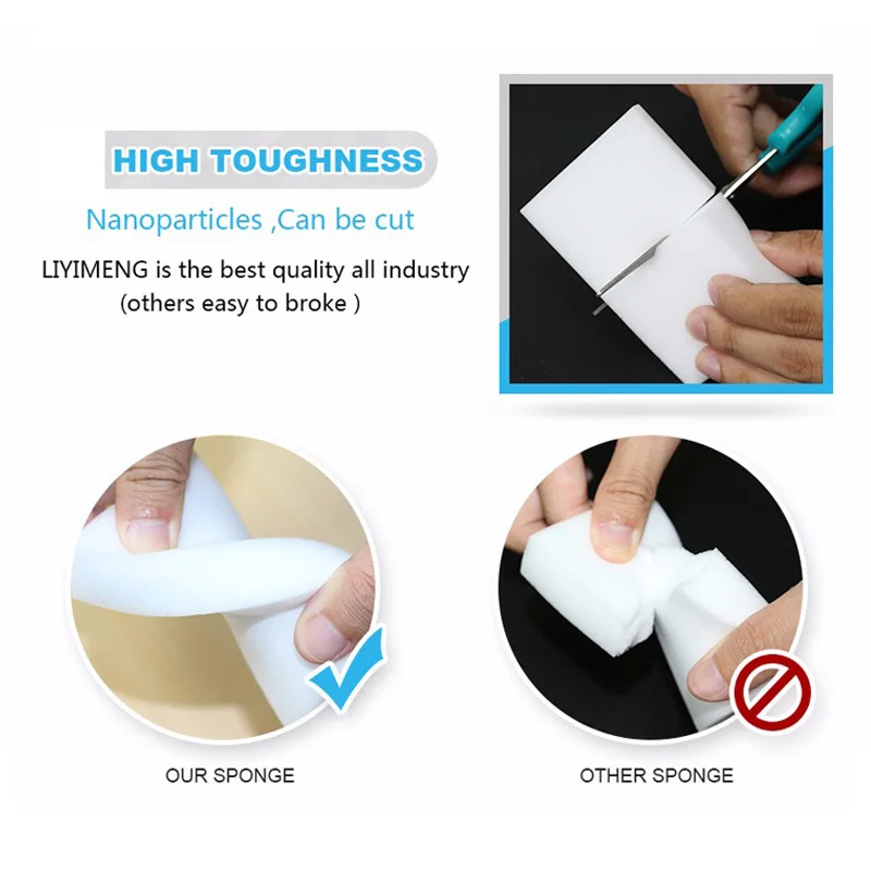 5 шт/20 шт меламиновая губка волшебная Ластик многофункциональный очиститель для