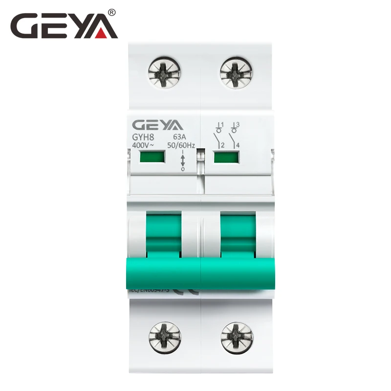 Din Rail цепи 2pole главный выключатель Функция разъединители переключатели изолятор