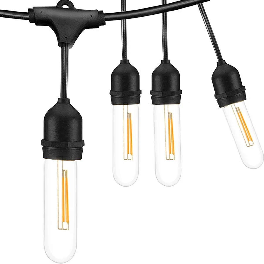 

Уличные гирлянсветильник Эдисона DC 24 В, 10/20 шт.