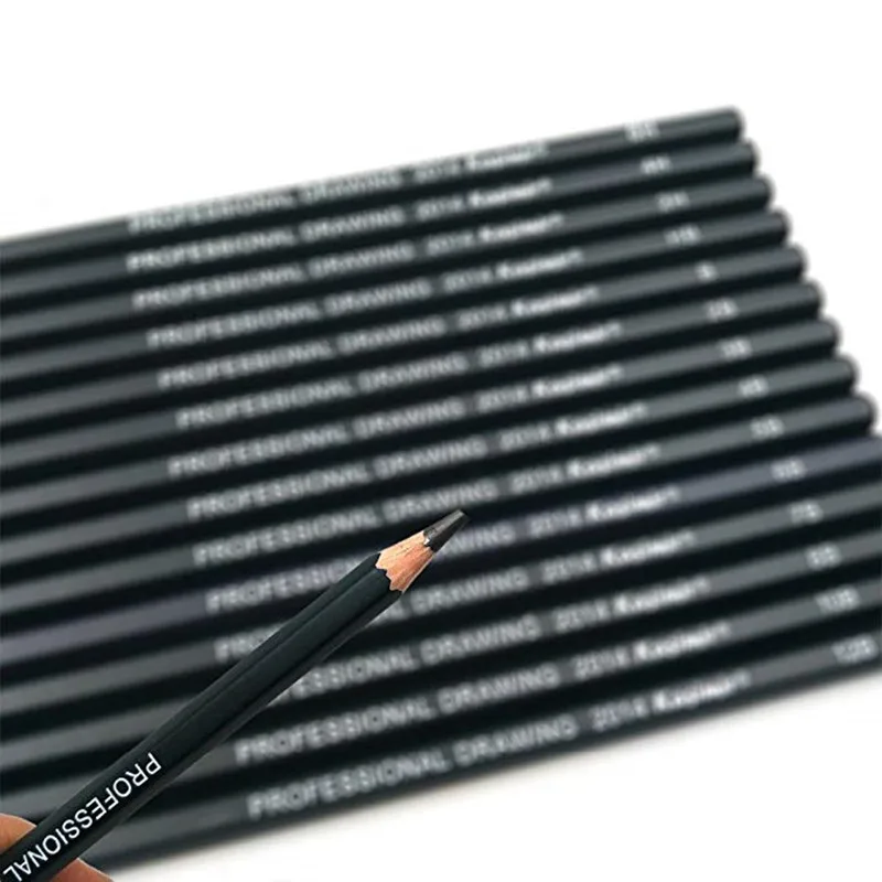 14 шт./компл. Профессиональный Nail Art эскизный чертёж записи Pencil1B 2B 3B 4B 5B 6B 7B 8B 10B 12B 2H 4H 6H HB карандаш канцелярские принадлежности