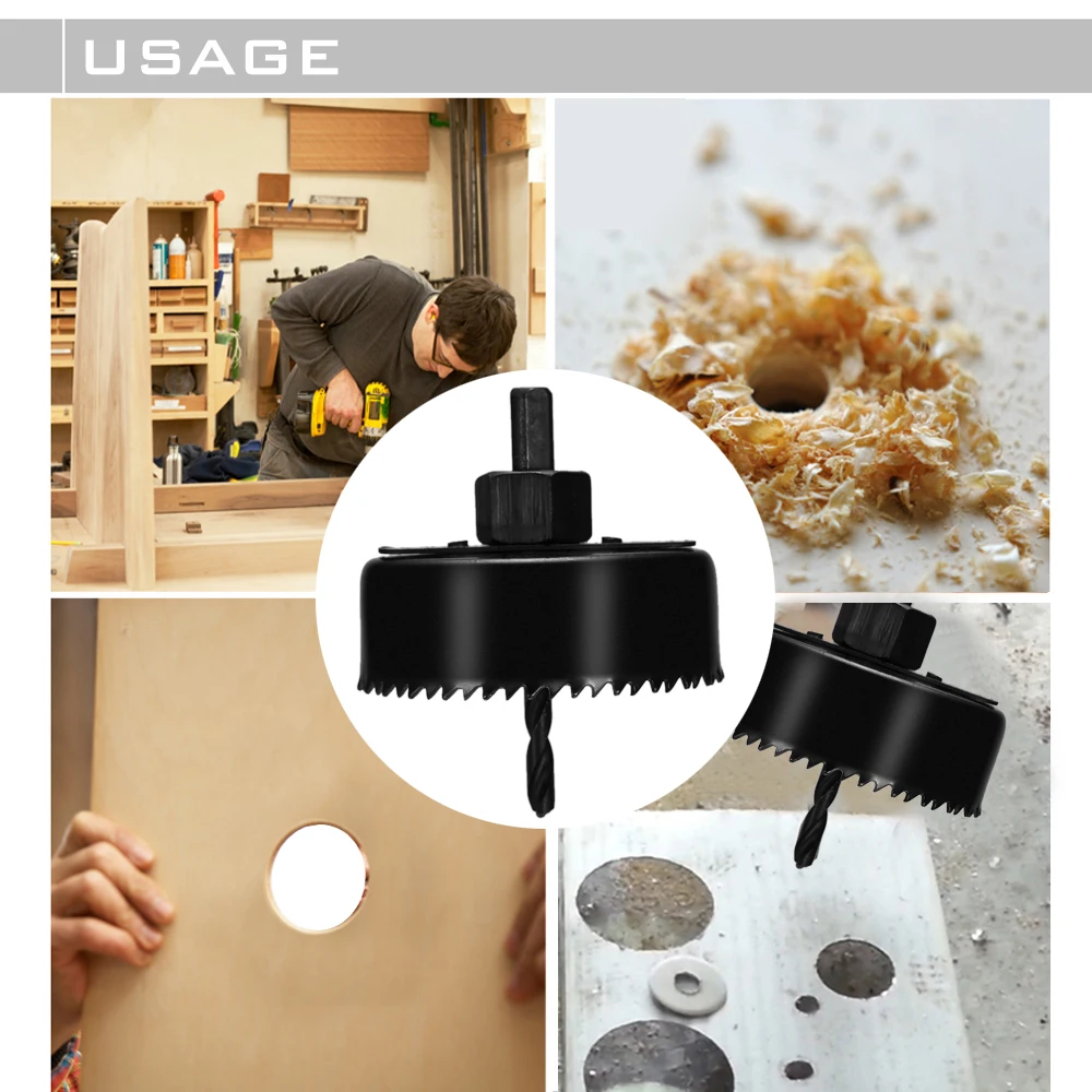 Набор пил для отверстий 16 шт. режущий инструмент сверления набор резцов дерева и