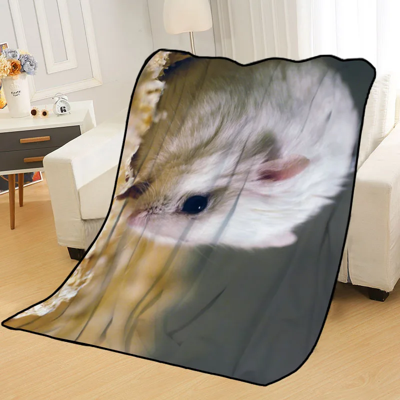 

New Arrival Hamster Blankets Printing Soft Blanket Throw On Home/Sofa/Bedding Portable Adult Travel Cover Blanket