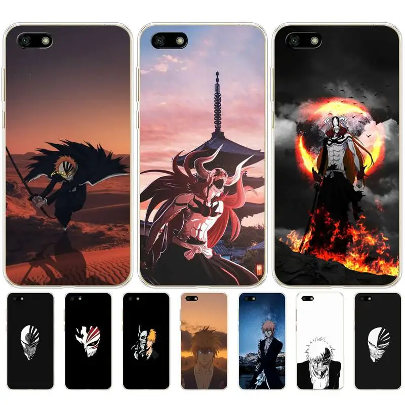 

Крутой чехол с аниме отбеливателем для телефона Huawei P20 P40 Lite P30 Pro P Smart 2019 Nova 3e 6 Se, силиконовый прозрачный мягкий чехол