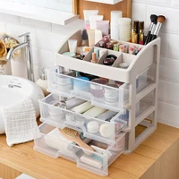 makeup organizer drawers plastic cosmetic storage box jewelry container make up case makeup brush holder organizers gift box