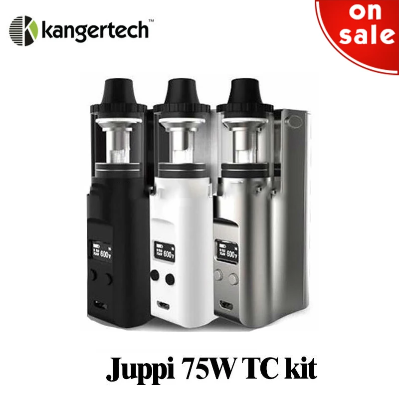 100% Оригинальные kanger Juppi 75 Вт TC стартовый комплект поддержка Ni/Ti/SS316 провода