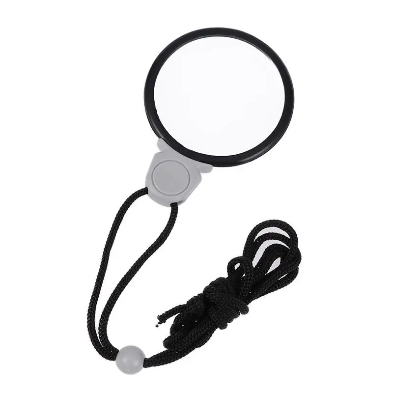 

1 Pc Magnifier Monocle Lens Durable Prime Plastic Chain Magnifying Glass Magnifier Hanging Loupe for Increasing Vision Jewelry