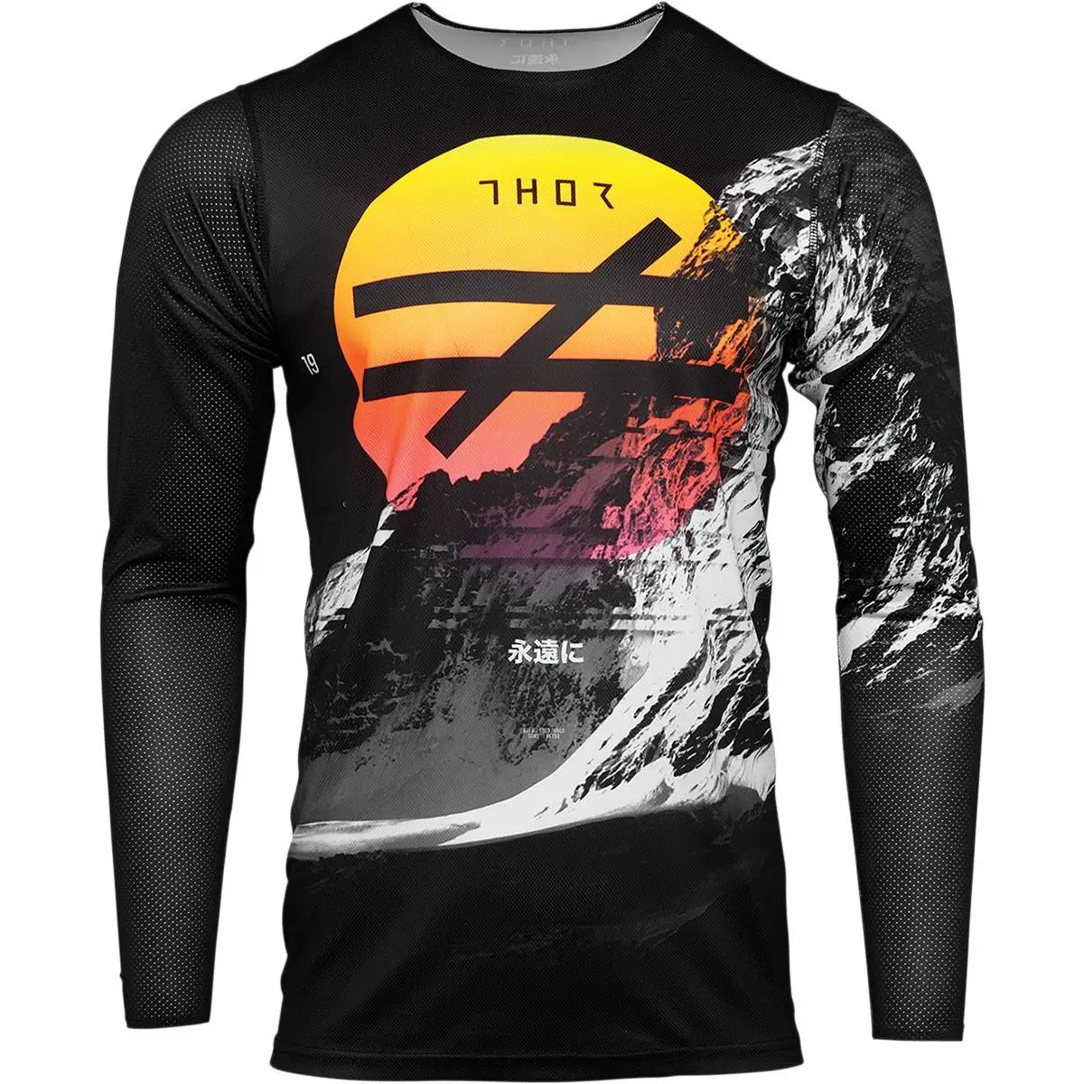 

2021Men Racing Motocross Jersey Thor Enduro MTB mountain bike Cycling Jersey Off-road DH MX Long-sleeved shirt Ropa Ciclismo BMX