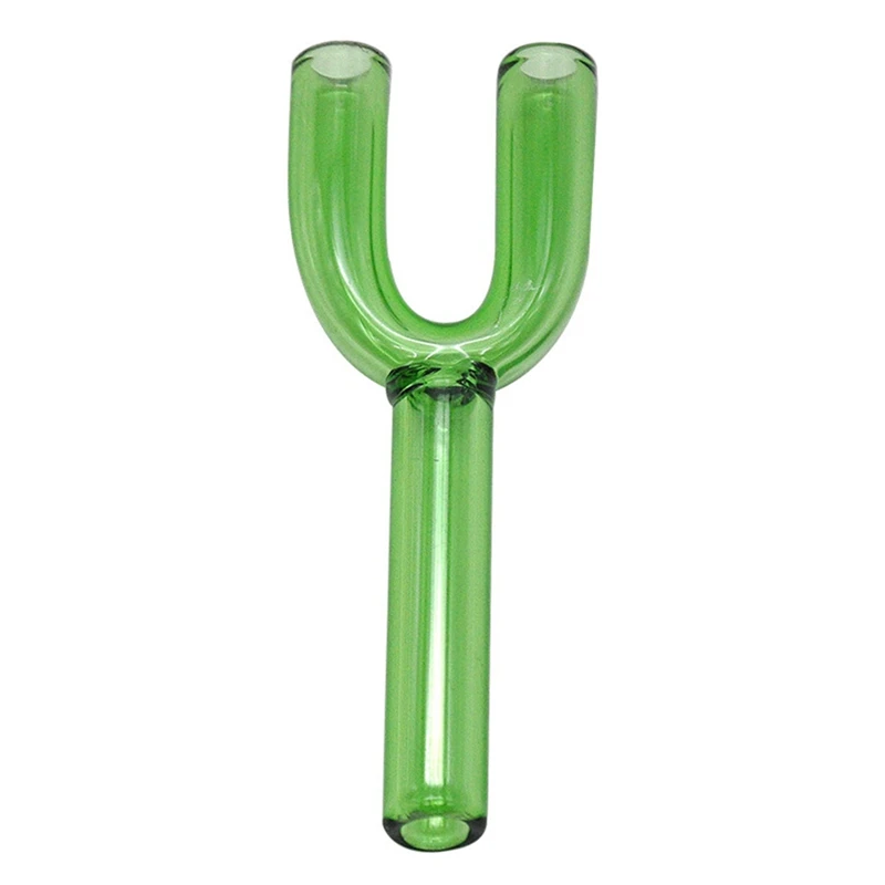 Двойные трубки из чистого стекла щипцы от храпа|Трубки и аксессуары курения| |