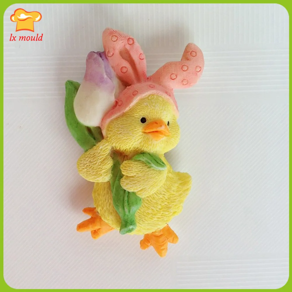 Cute Baby Chicken Shape Chocolate Silicone Mold Fondant Sugar Cake Decoration Mould Duck | Дом и сад