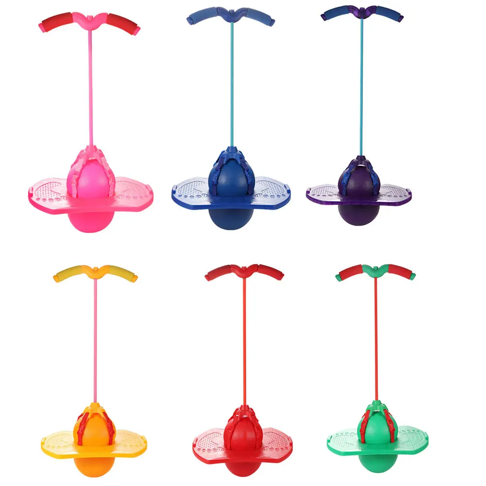 

Bouncing Ball Balance Jumper With Handle Fitness Ball Toy Stick For Kids Body Training 37.5x30x29 Cm Balance Ball Hopper