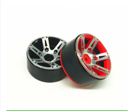 

4PCS RC Rock Crawler Metal Wheel DIY model toy car Rim 1.9 Inch BEADLOCK for 1/10 Axial SCX10 90046 TAMIYA CC01 RC4WD