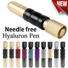 Вращающаяся металлическая ручка с гиалуроновой кислотой, инъекция высокого давления, косметическое оборудование, удаляет морщины, поднимает углы глаз, поднимает губы