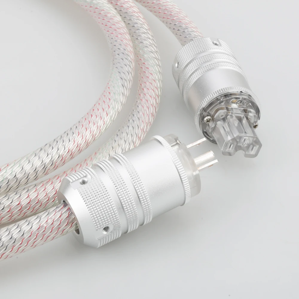 Высококачественная линия электропитания Valhalla кабель питания Hi-Fi Кабель 7N OFC шнур