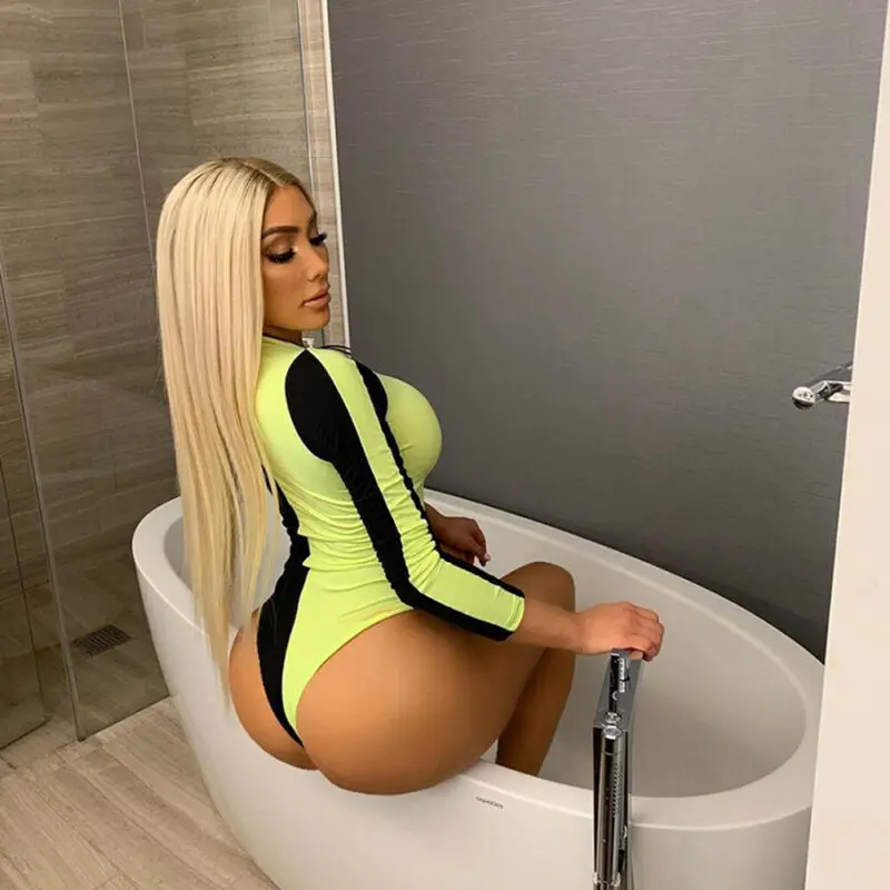 Брендовые новые женские костюмы сексуальное женское обтягивающее трико