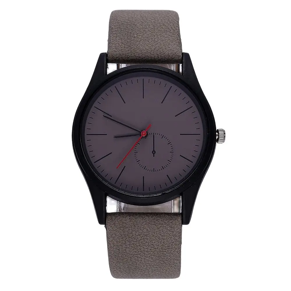 

New fashion watch fashion belt men's and women's couple watches simple notched three-pin quartz watch