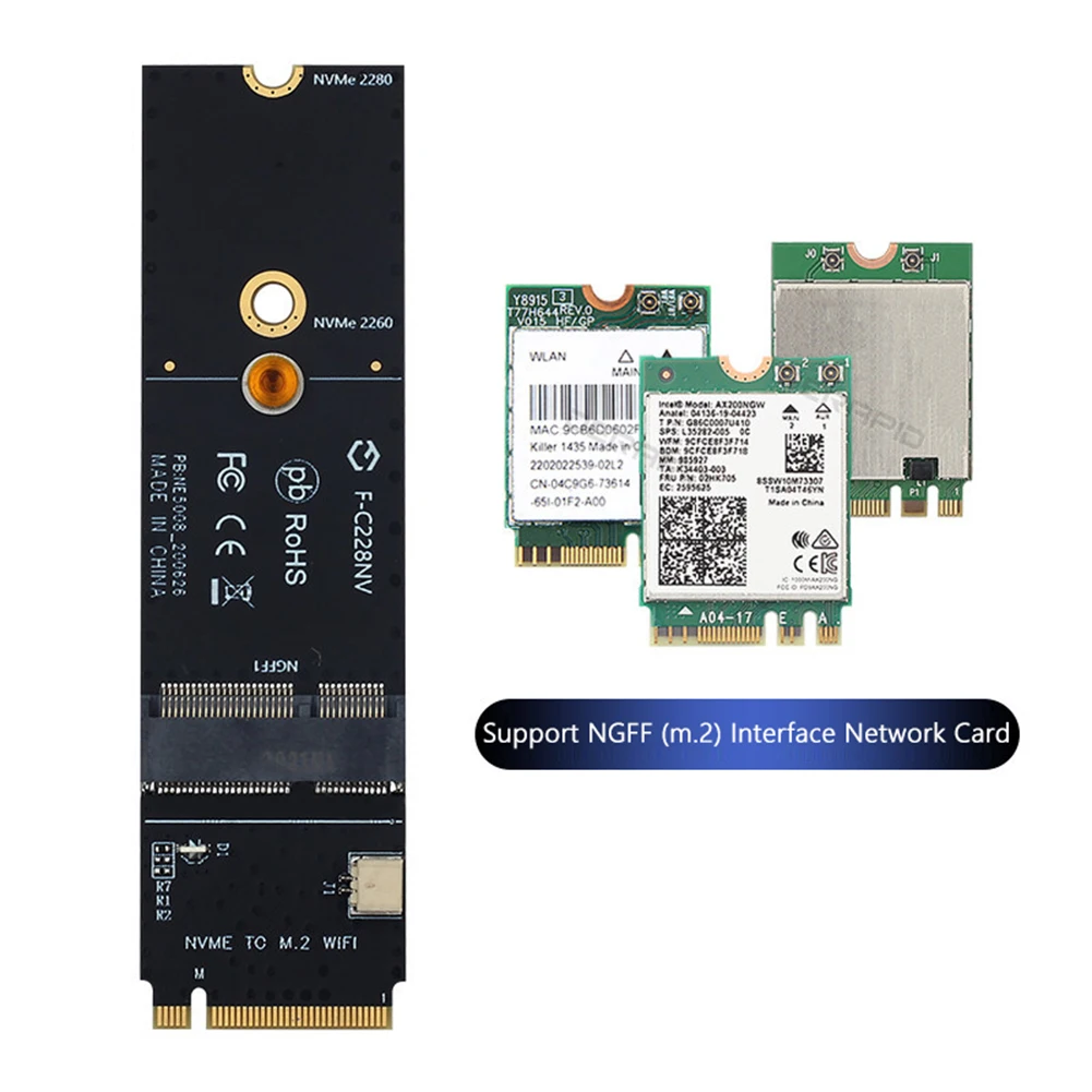 m 2 ae ключ слот для m 2 m ключ pcie riser карты