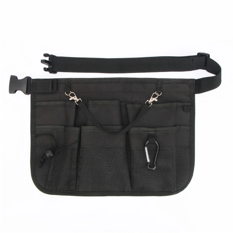 

Solid Color Breathable Waist Tool Apron Bag Pouch Case Organizer with Adjustable Waist Strap for Women Men Repairing