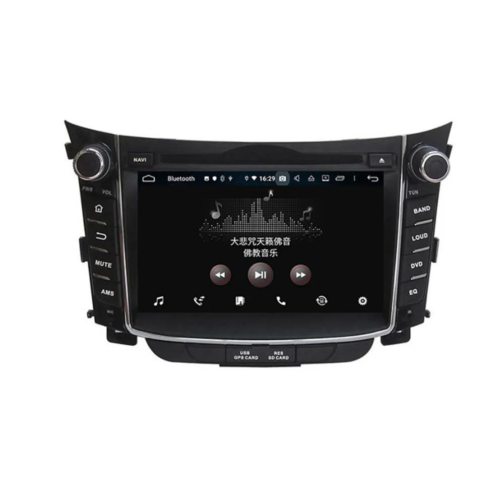 7 &quot2 Din Android 10 0 Автомобильный мультимедийный плеер 8 ядро для Hyundai I30 2011 2014 DVD аудио
