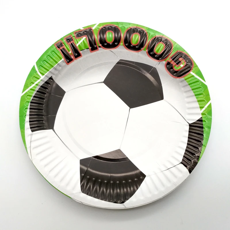 10 шт. Детские сувениры пищевого качества бумажные тарелки украшения с днем