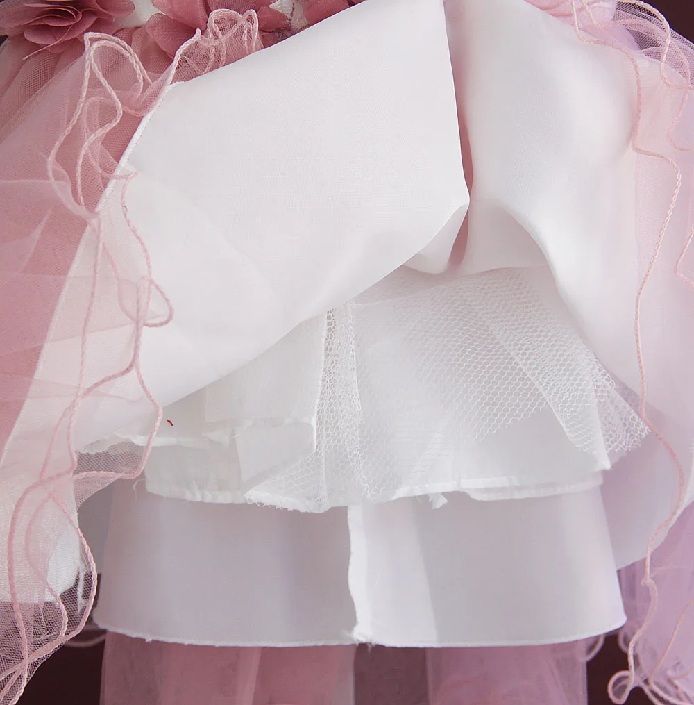 Детские платья для девочек элегантное детское вечернее платье с цветочной