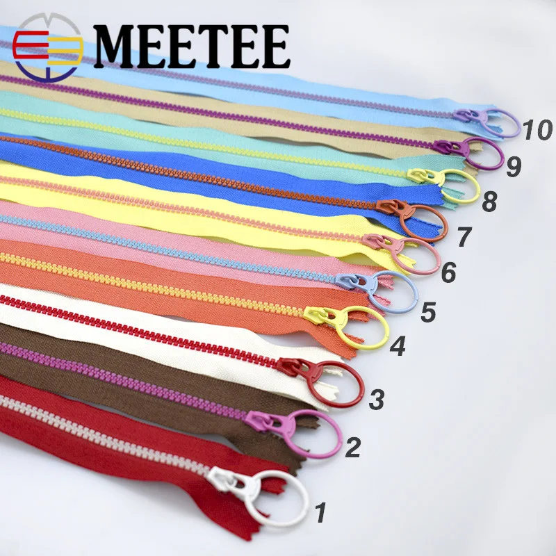 20 шт. Meetee 3 # закрытые застежки молнии из смолы 15/20/30/40 см застежка молния Потяните