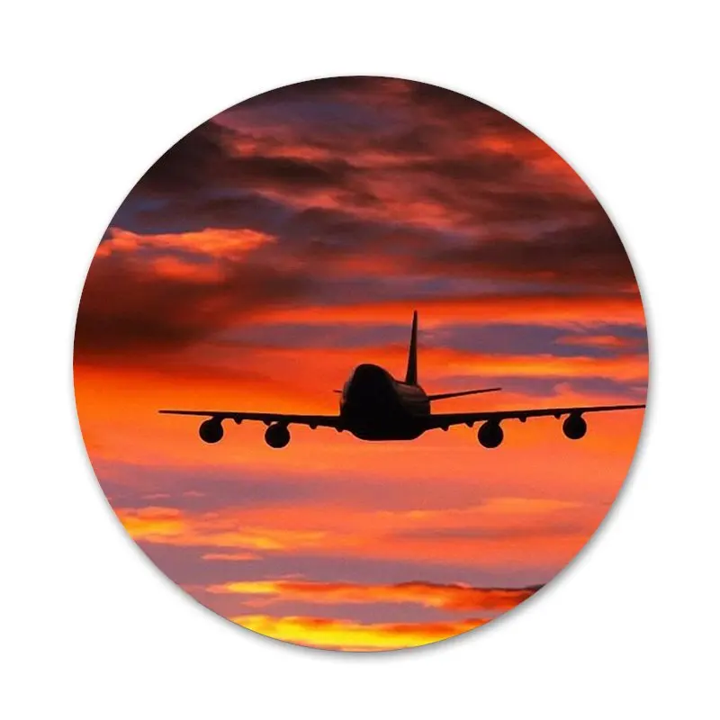 

Aircraft plane airplane Icons Pins Badge Decoration Brooches Metal Badges For Backpack Decoration