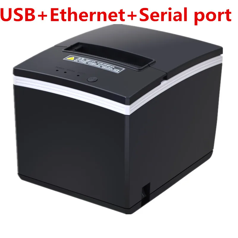 USB Ethernet последовательный три порта интегрированы в один принтер 80 мм термальный POS принтер чековый принтер автоматическая резка