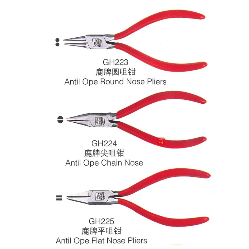 

Jewelry Tool Plier Set Round Nose Chain Nose Flat Nose Jewelry Making Hand Tool