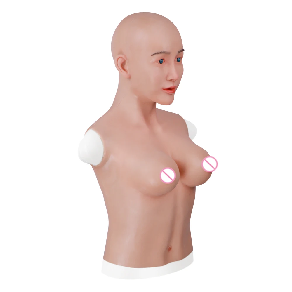 Силиконовая маска Реалистичная Женская Полная лицо с e cup Трансвестит поддельные