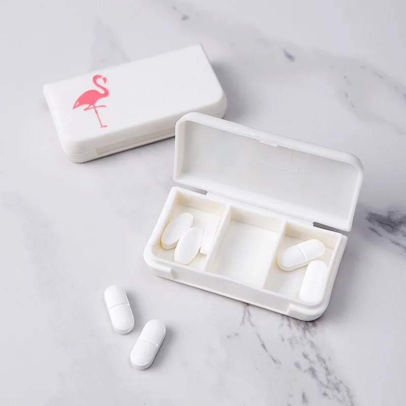 Мини-контейнер для таблеток Портативный коробочки лекарств путешествий и дома - Фото №1