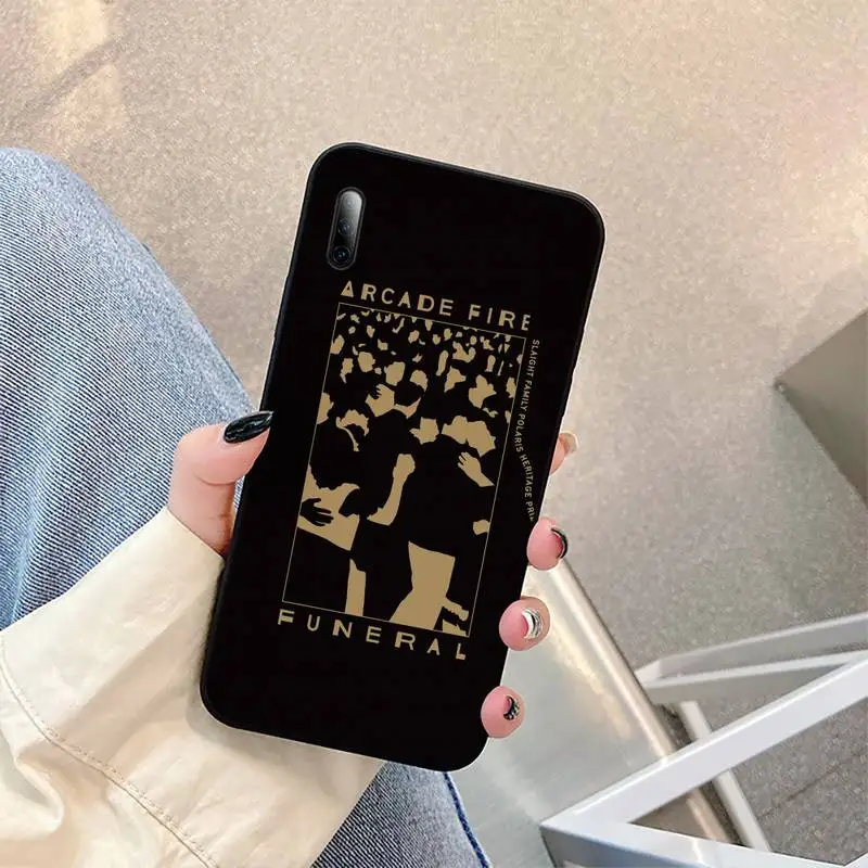 

Arcade Fire Indie Canada rock Band Phone Case For Xiaomi F1 mi10lite 5 8se pro note2 3 6 8explorer 9t a2lite Cover Fundas Coque