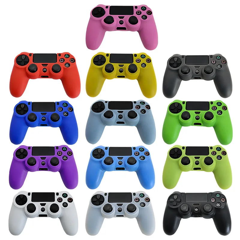 

2021 Silicone Skin Case Anti-Dust Protective Cover for Playstation 4 PS4 Controller