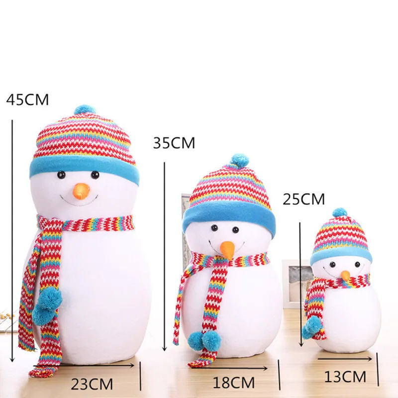 

New Christmas Ornaments Desktop Ornaments Snowman Holiday Gifts Christmas Tree Accessories Lei Feng Hat Snowman Children's Toys