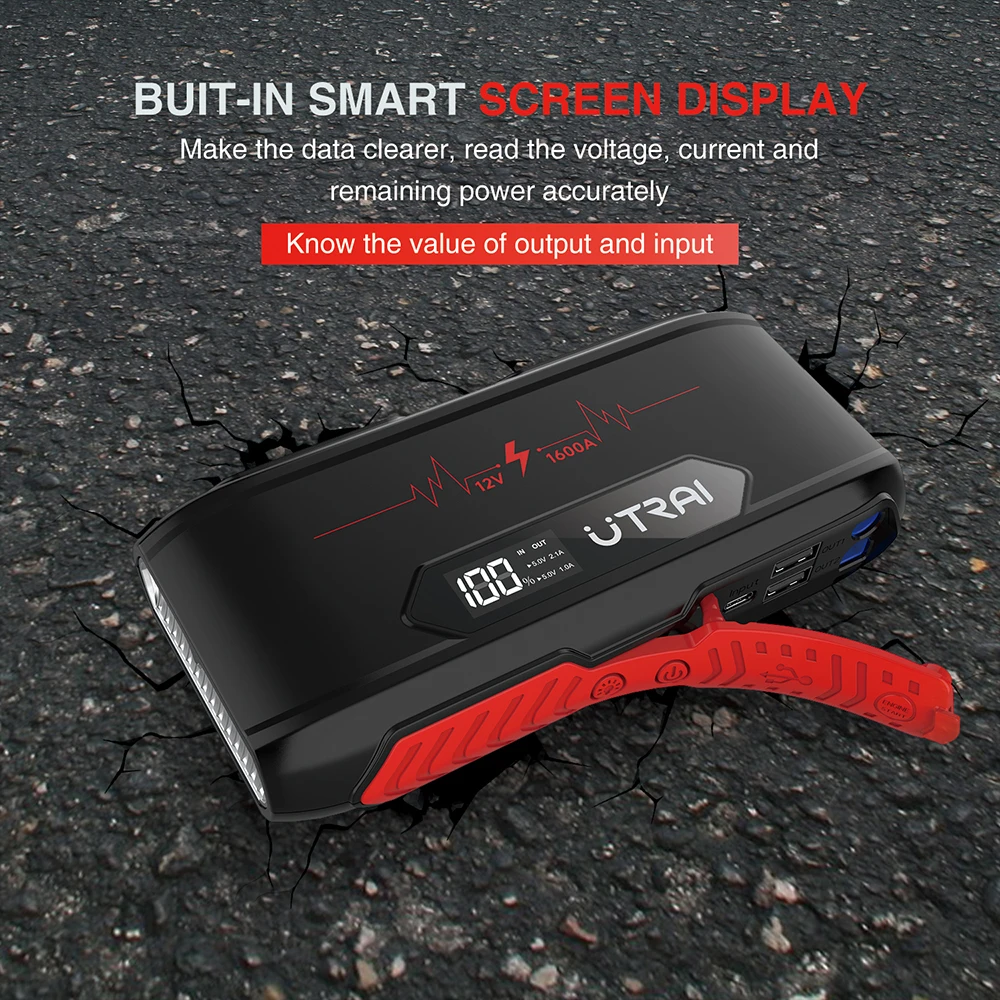 UTRAI автомобиль скачок стартер портативный усилитель начать Мощность банк