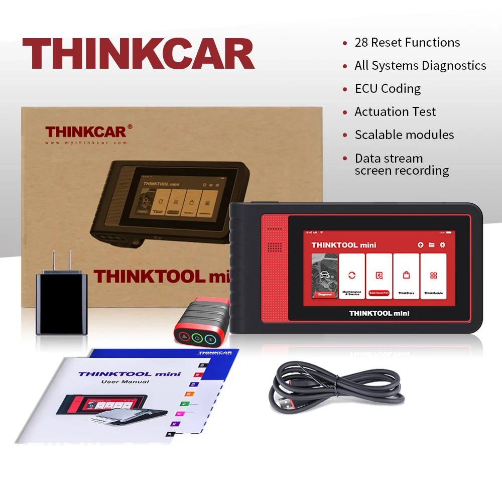 Мини-сканер ThinkTool OBD2 профессиональный автомобильный диагностический прибор для