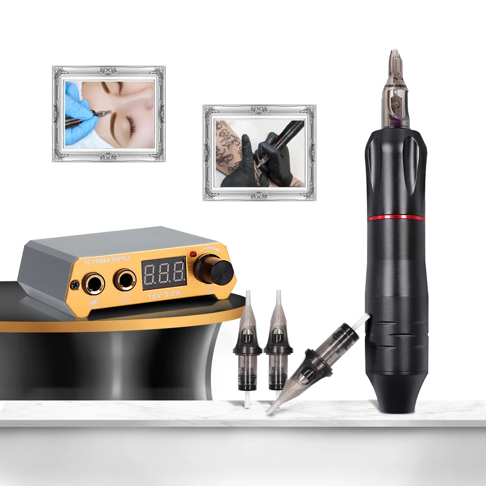 Полный набор татуировки профессиональных полный тату роторная машинка ручка для