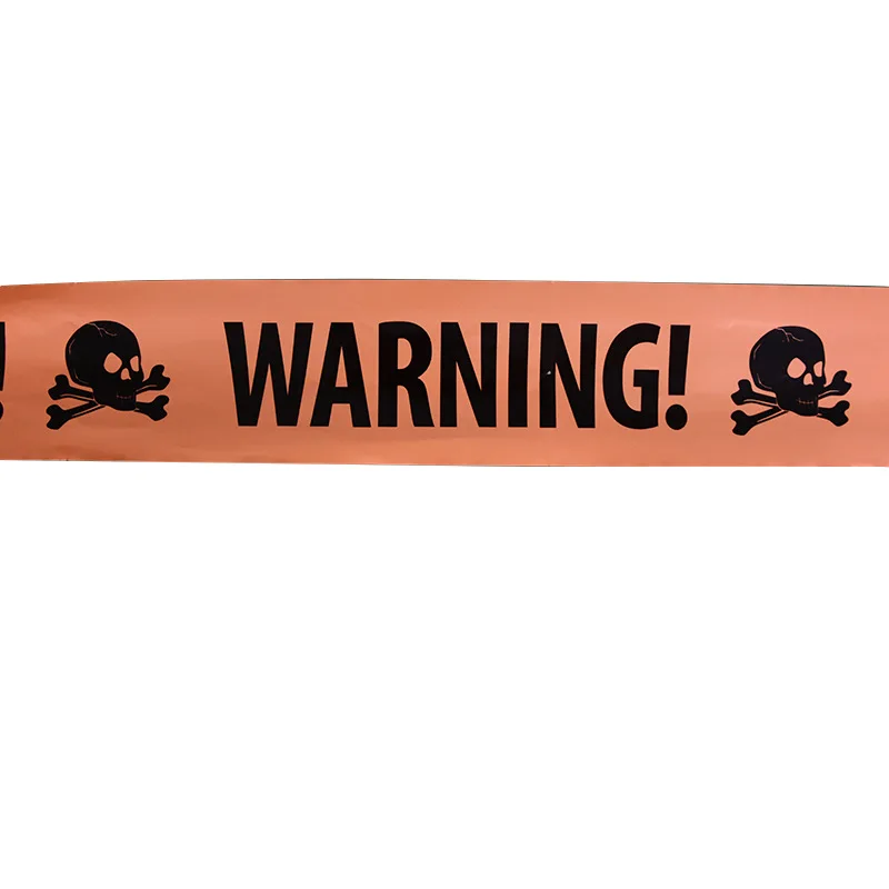

Halloween Warning Tape Halloween Decoration Props Danger Tape Warning Isolation Belt Sign Halloween Party Supplies
