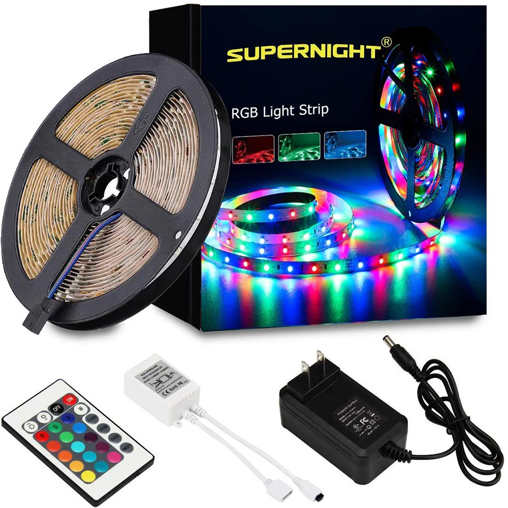 Светодиодный светильник s 16.4ft SMD 3528 RGB 300 светодиодный комплект для изменения