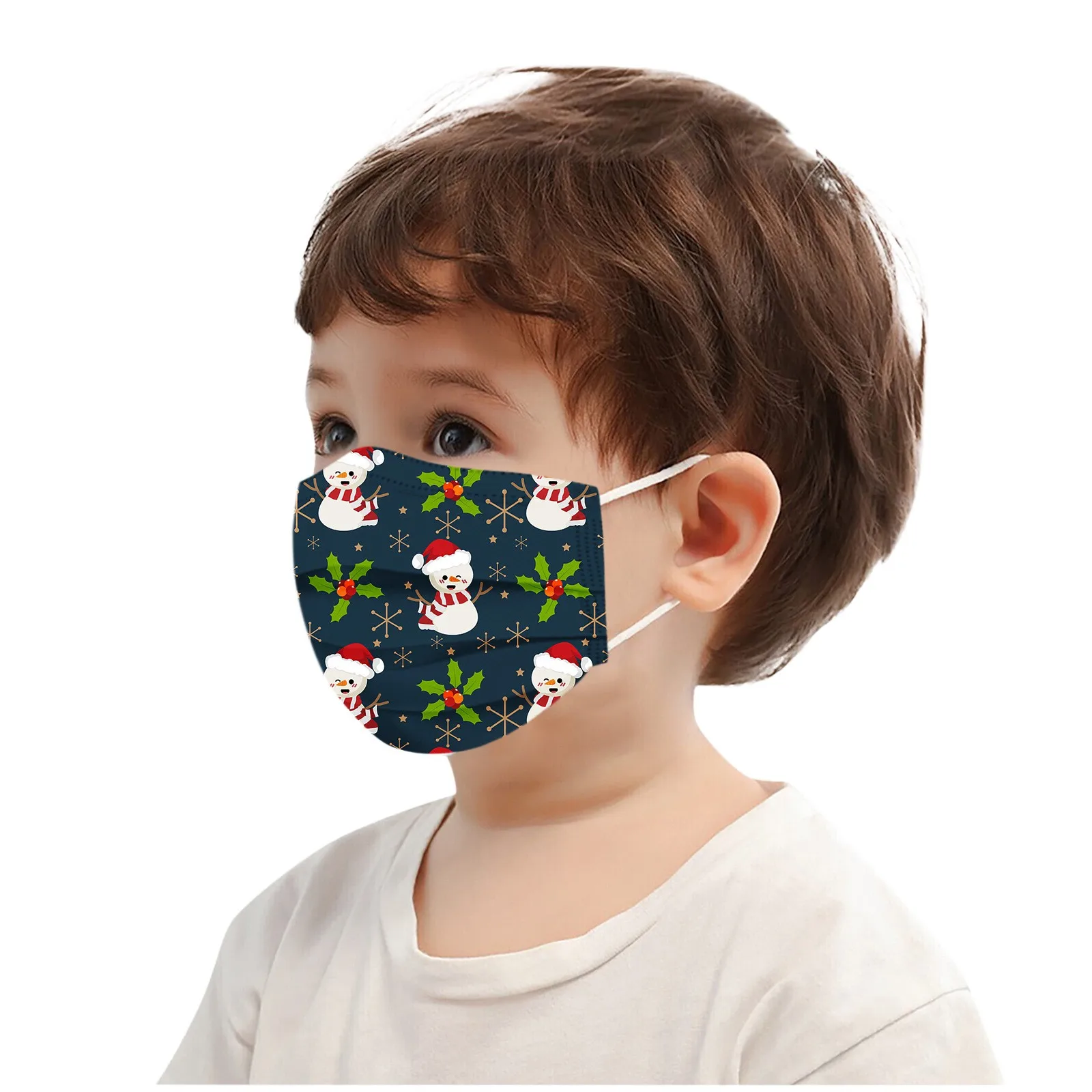 Детская Маска Для Лица с принтом Санта-Лоси детская Хэллоуина косплея 50 шт.