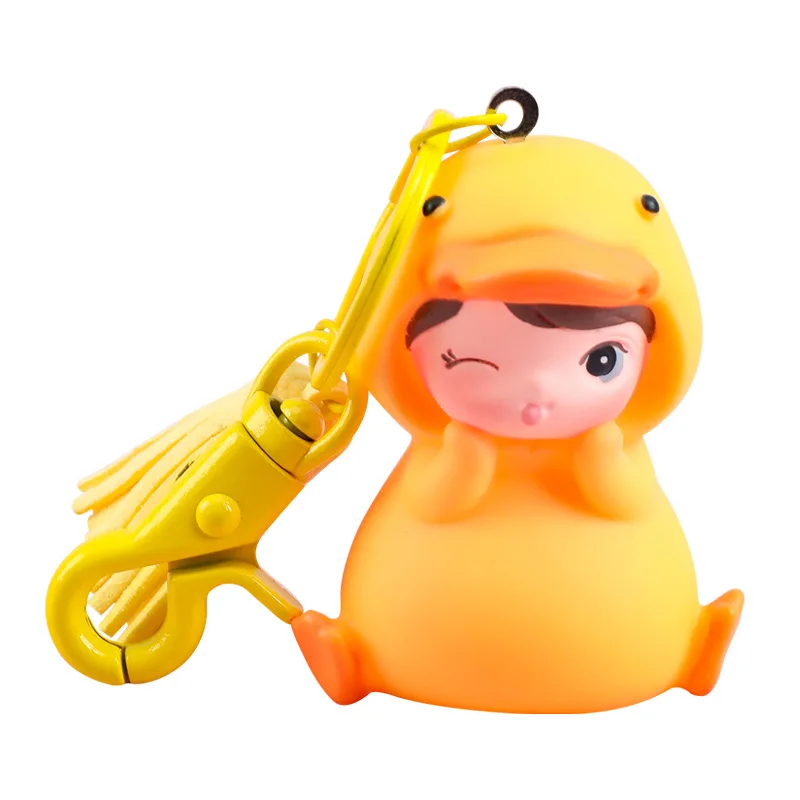 

Duck Cute Keychain Student Children Gift Mini Bag Hanging Ornaments Couple Key Pendants Accessories Fashion Jewelry