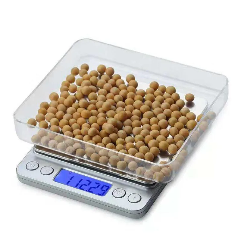 

Waterproof Pocket Weighing 3000g / 0.1g Household Mini Digital Jewelry Scale Electronic Scale Food Kitchen Scale Pocket Scale