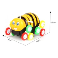 Rolling Bee Gear Toy Battery Plastic Cute Electric Dump Truck Model Car Children Gift Christmas Toy Baby ,