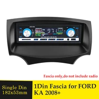 one din car audio fascia radio gps dvd player bezel stereo cd panel dash mount installation trim kit frame for ford ka 2008 2016