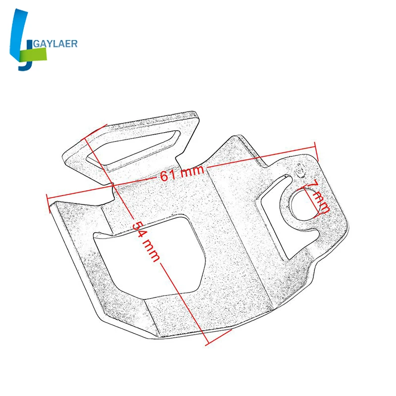 Мотоциклетный Алюминиевый задний резервуар тормозной жидкости защитный чехол