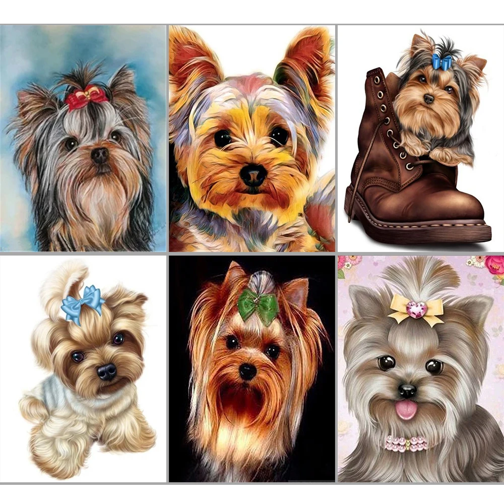 

DIY Full Round / Square Diamond Painting Dog Animal Diamond Embroidery for Sale Rhinestone 5d Diamond Mosaic Gift