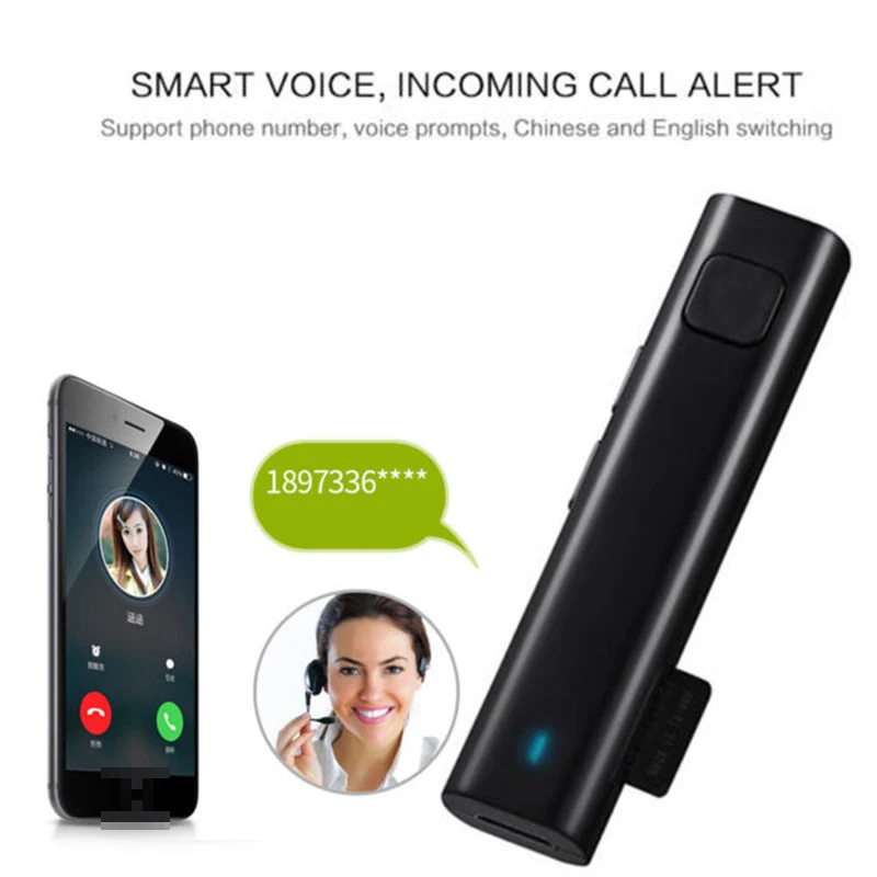 Stereo Headset Wireless Bluetooth Mini Translator Smart Voice Translation 26 Languages Real Time Support TF card Usb | Электроника