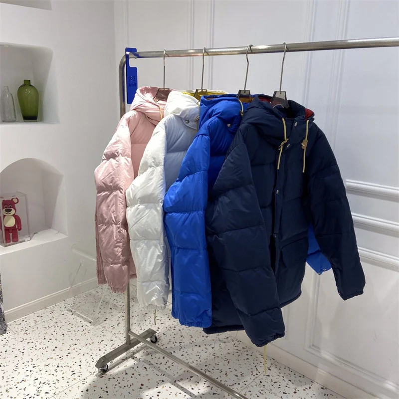 

Куртка пуховая унисекс, 4 цвета, 20% Пух белой утки, с капюшоном