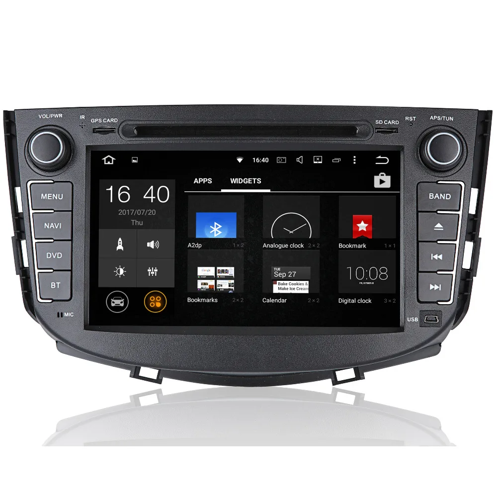 Автомобильный DVD плеер с восьмиядерным процессором 2 din 8 &quot Android 1 для Lifan X60 стерео