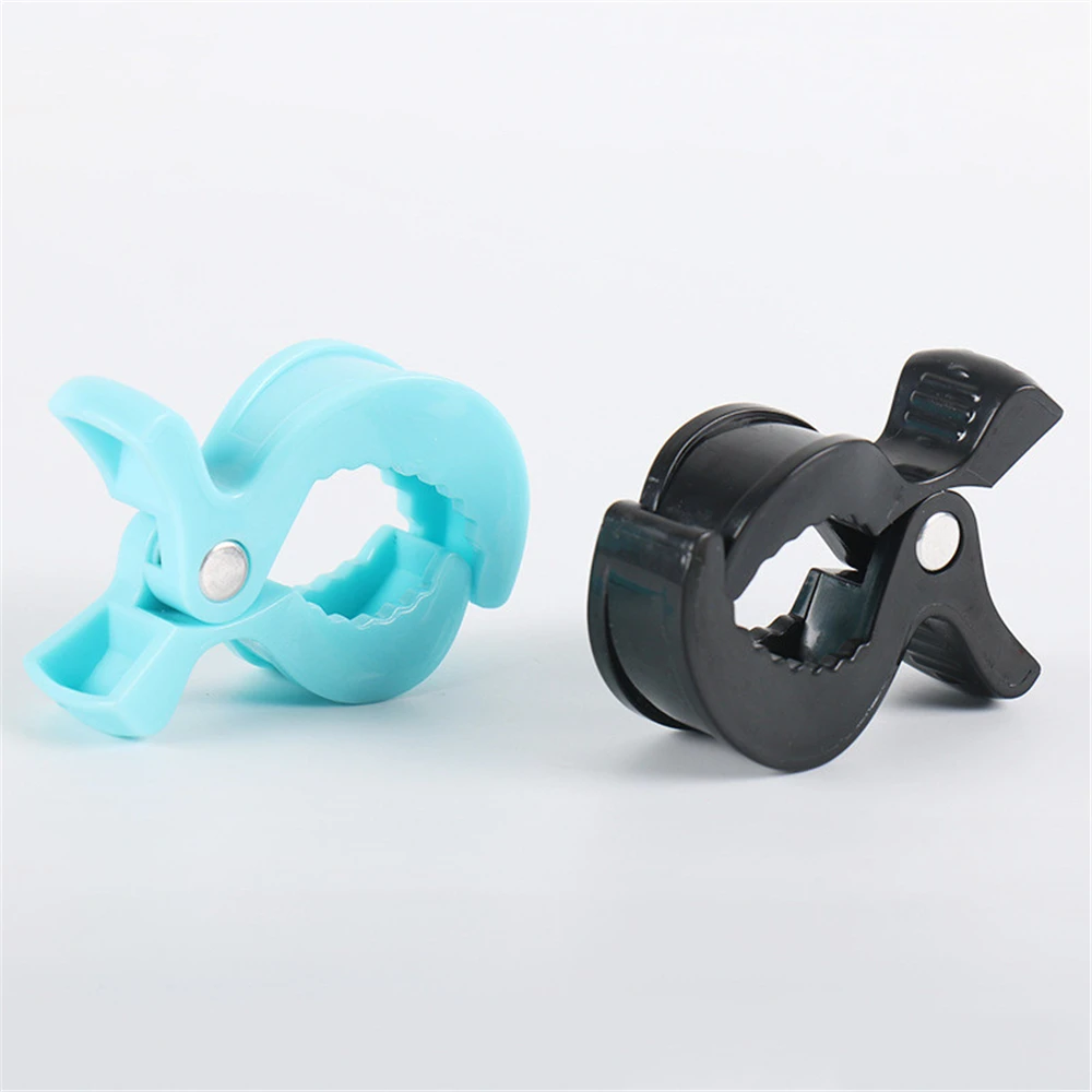 

2Pcs/LotBaby Colorful Car Seat Accessories Plastic Pushchair Toy Clip Pram Stroller Peg To Hook Cover Blanket Mosquito Net Clips