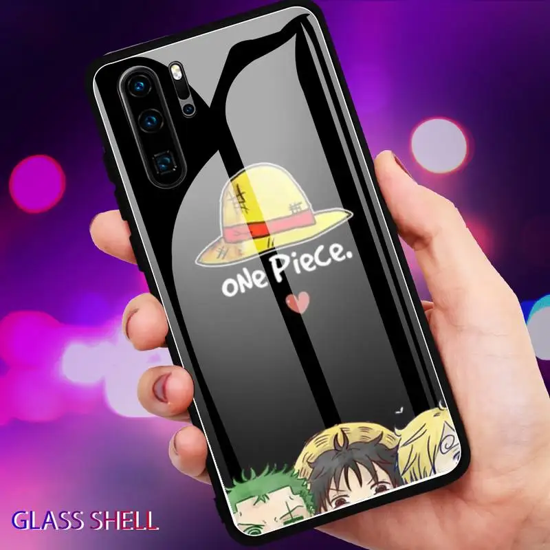 

One Piece Phone Case For Huawei P9 10Plus 20PRO P30 Lite Back Cover Tempered Glass Cases For NOVA 3E Series